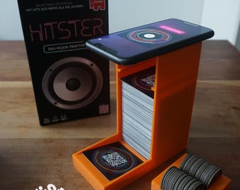 Hitster Kartenleser/Kartenhalter .stl Datei (DIGITAL DOWNLAOD zum selber Drucken)