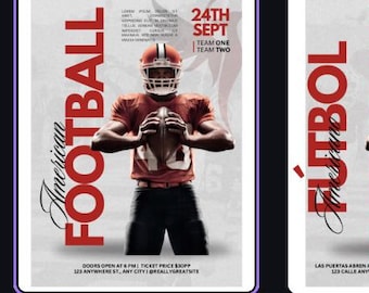 Football Canva FB / Instagram Story Templates