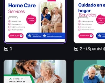 Adult Care Canva FB / Instagram Story Templates