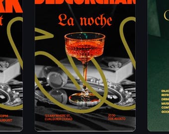 Specialty Drinks Canva FB / Instagram Story Templates