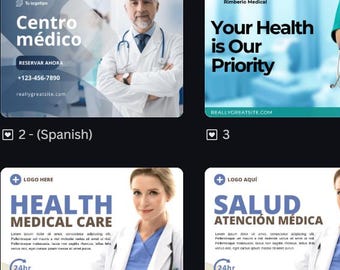 Medical Canva FB / Instagram Story Templates