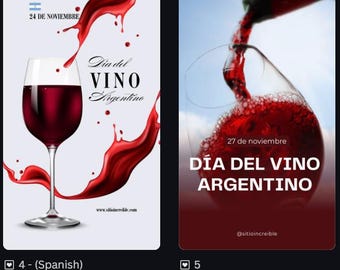 Wine Canva FB / Instagram Story Templates