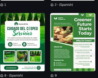 Lawn Care Canva FB / Instagram Story Templates