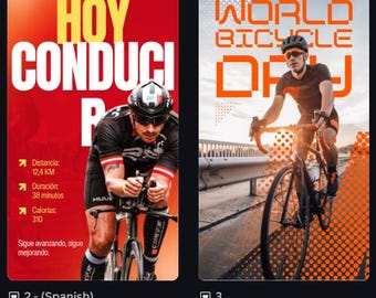 Bike Canva FB / Instagram Story Templates
