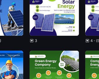 Solar Canva FB / Instagram Story Templates