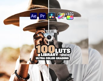 100 Luts Library Effect All Editing Platforms / No Plugins Needed