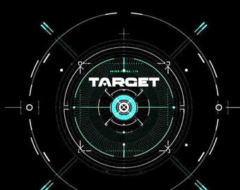 Futuristisches HUD UI Zielsystem