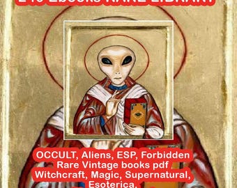 240 Ebooks LIBRARY of the OCCULT, Aliens, ESP, Forbidden Rare Vintage books pdf Witchcraft, Magic, Supernatural, Esoterica, Digital Download
