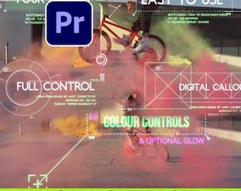 Digital Callout Pack Template (Premiere MOGRT)