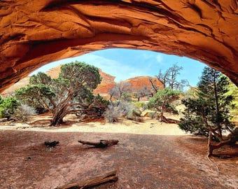 Held by Stone – Arches National Park Desert Landscape | Digital Download Wall Art