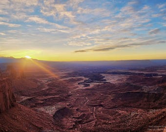 Canyonlands First Light – Digital Download, Fine Art Desert Sunrise