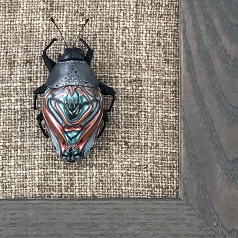 Beetle Bug Insect Sculpture Natasha Design Tabletop Frame 398 image 4