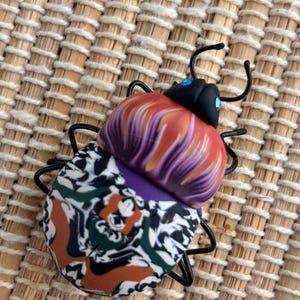 Bug Sculpture, Beetle Sculpture, Insect Sculpture, Whimsical, Insect Figurine, Home, Office or Garden Decor 649