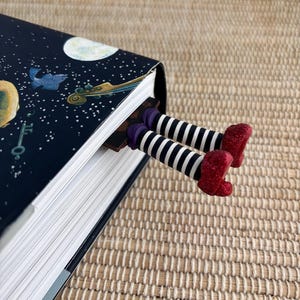 Wicked Good Bookmark Wicked Witch Legs Ruby Slippers Wizard of Oz 653