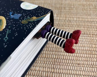 Wicked Good Bookmark Wicked Witch Legs Ruby Slippers Wizard of Oz 653