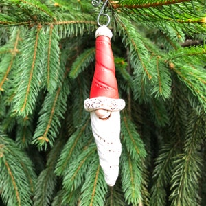 Santa Claus Christmas Ornament Sculpture Decoration Hand Painted 556