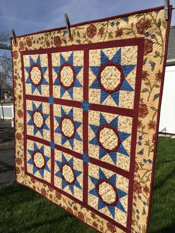 Quilted Wall Hanging Home Decor Star