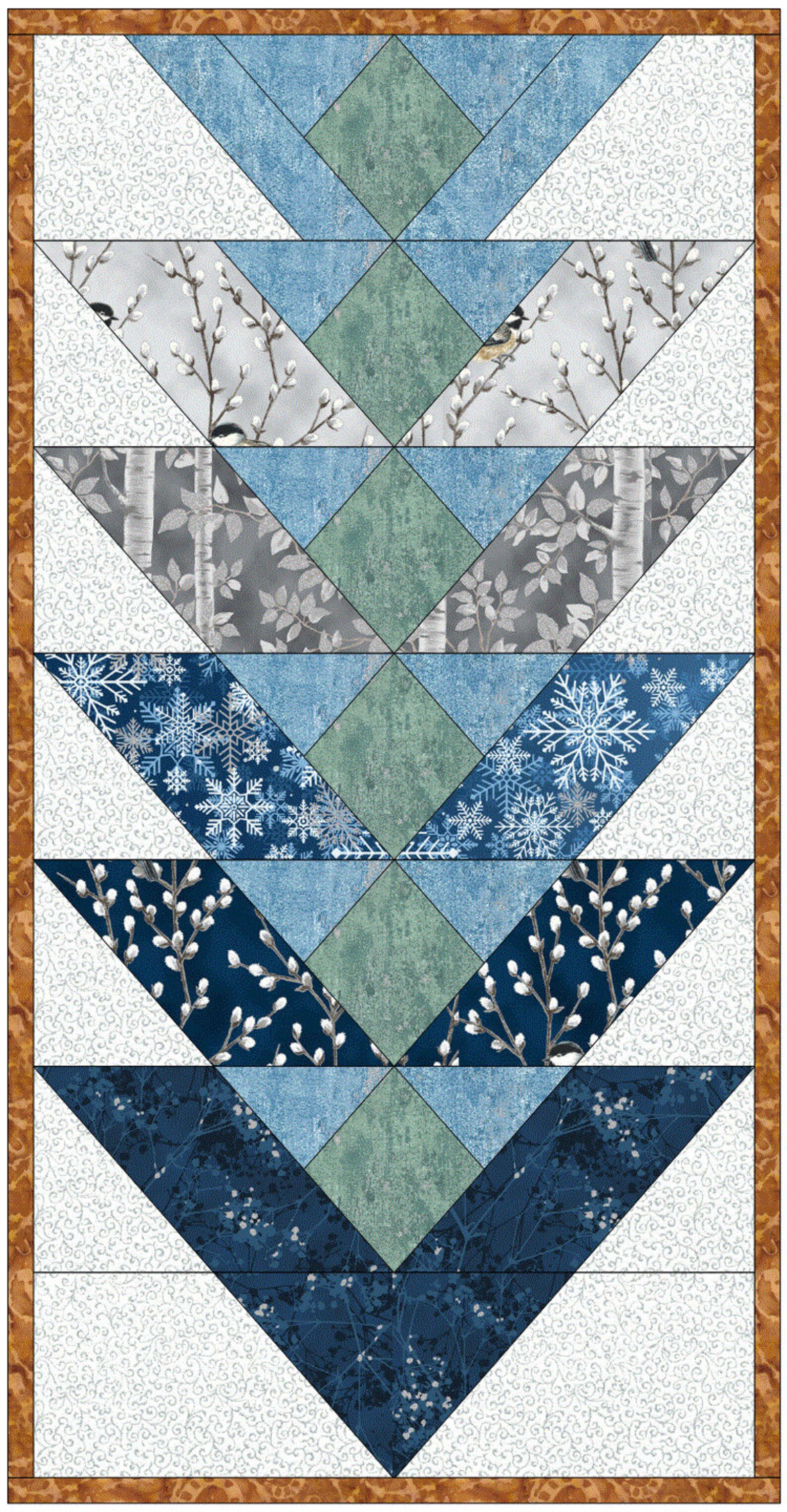 Modern Paper Piecing Pattern Downloadable Quilt Pattern PDF Etsy
