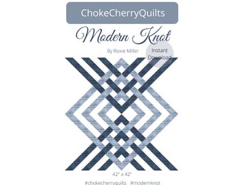 Digital Quilt Pattern, HST Quilt Pattern, Modern Quilt Pattern, PDF Quilt Pattern, Interwoven Quilt Pattern, Minimalist Quilt Pattern