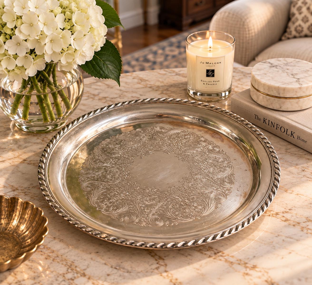 Rogers Bros Silver Tray - Etsy