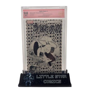 Spider-Gwen #1 CBCS SS 9.8 - Variante Phantom B.W - Firmado por McKelvie y Latour