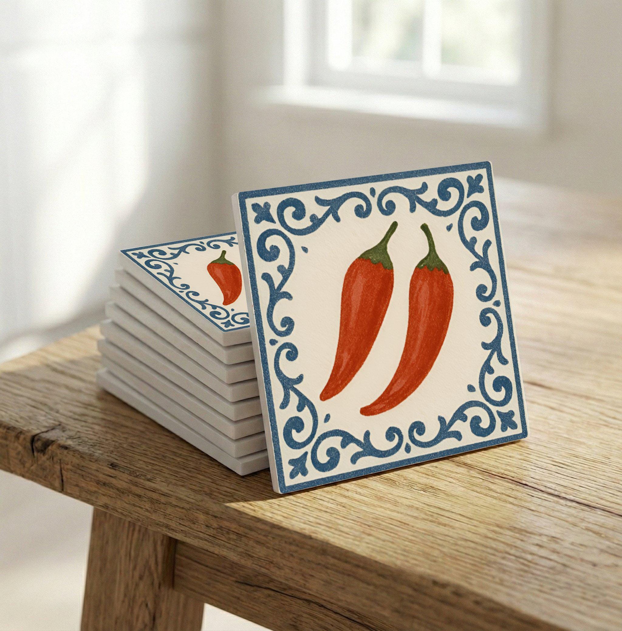 Decorazione A Forma Di Peperoncino Sale E in Ceramica Per La Cucina