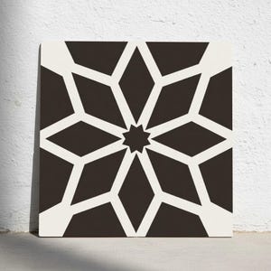 Vienna Geometric Ceramic Tile – Art Nouveau Secession Wall Decor