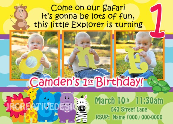 safari friends invite safari invite safari invitation jungle invite