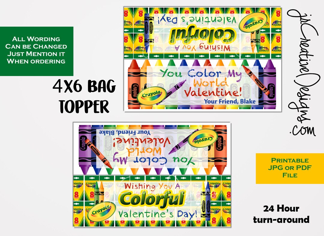 Crayola Valentine Card Crayola Valentine Card Crayons Valentine