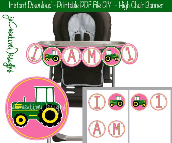 Tractor Birthday Party Tractor Birthday Banner Tractor Birthday