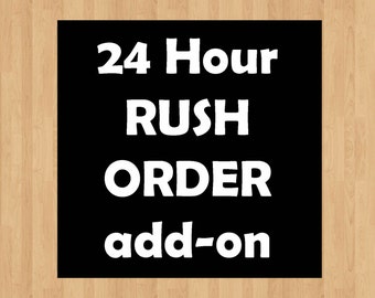 Rush Order within 24 hours - Digital printouts and Invites ONLY