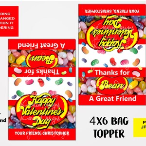 Kids Valentine's Cards Printable Jelly Belly Valentine Cards for Kids ...