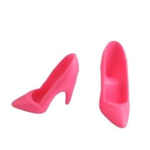 Barbie Shoes Vintage Barbie Pink Closed Toe Shoes Barbie Doll Shoes