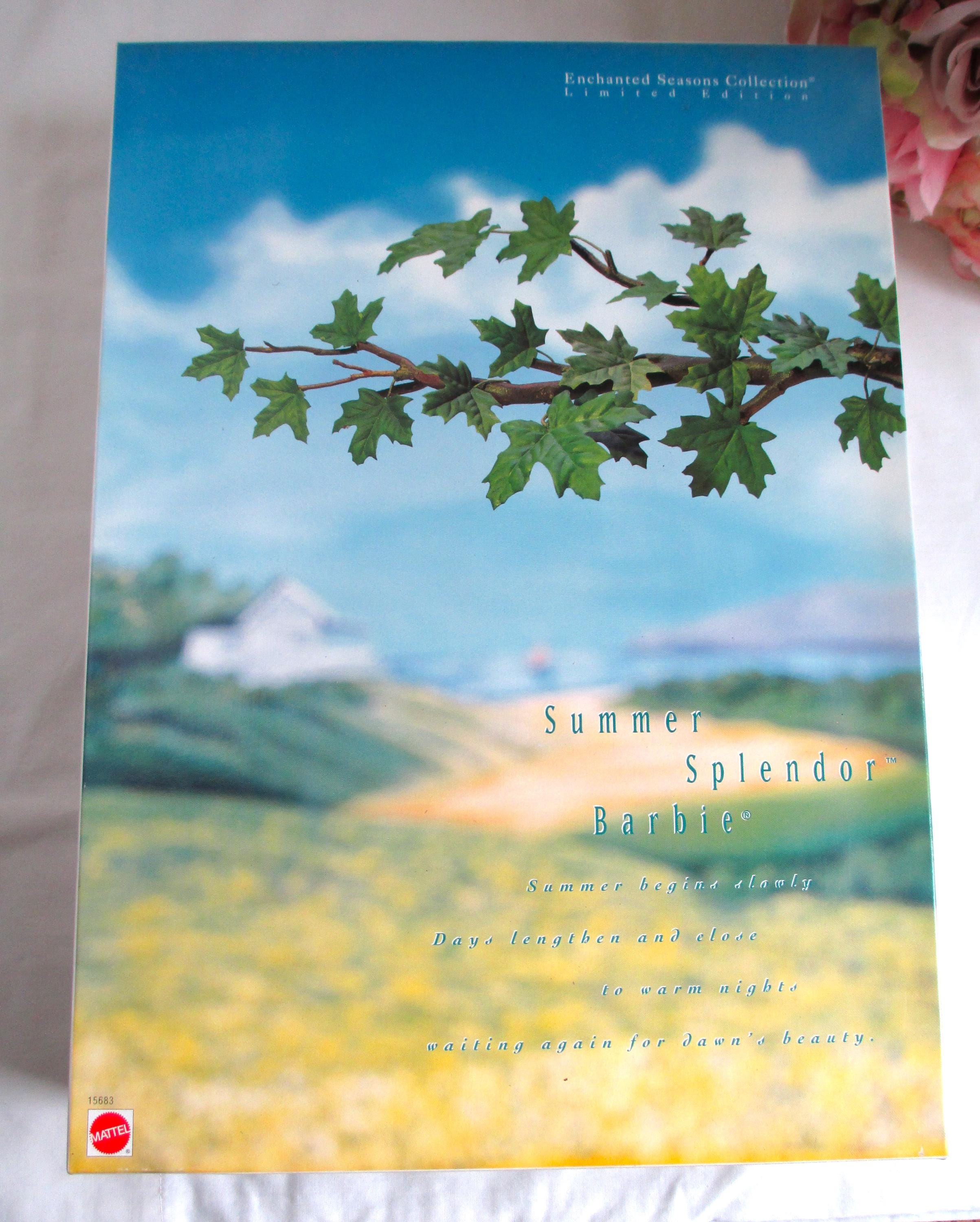 Summer Splendor Barbie Doll #15683 Enchanted Seasons Collection 1996 CE