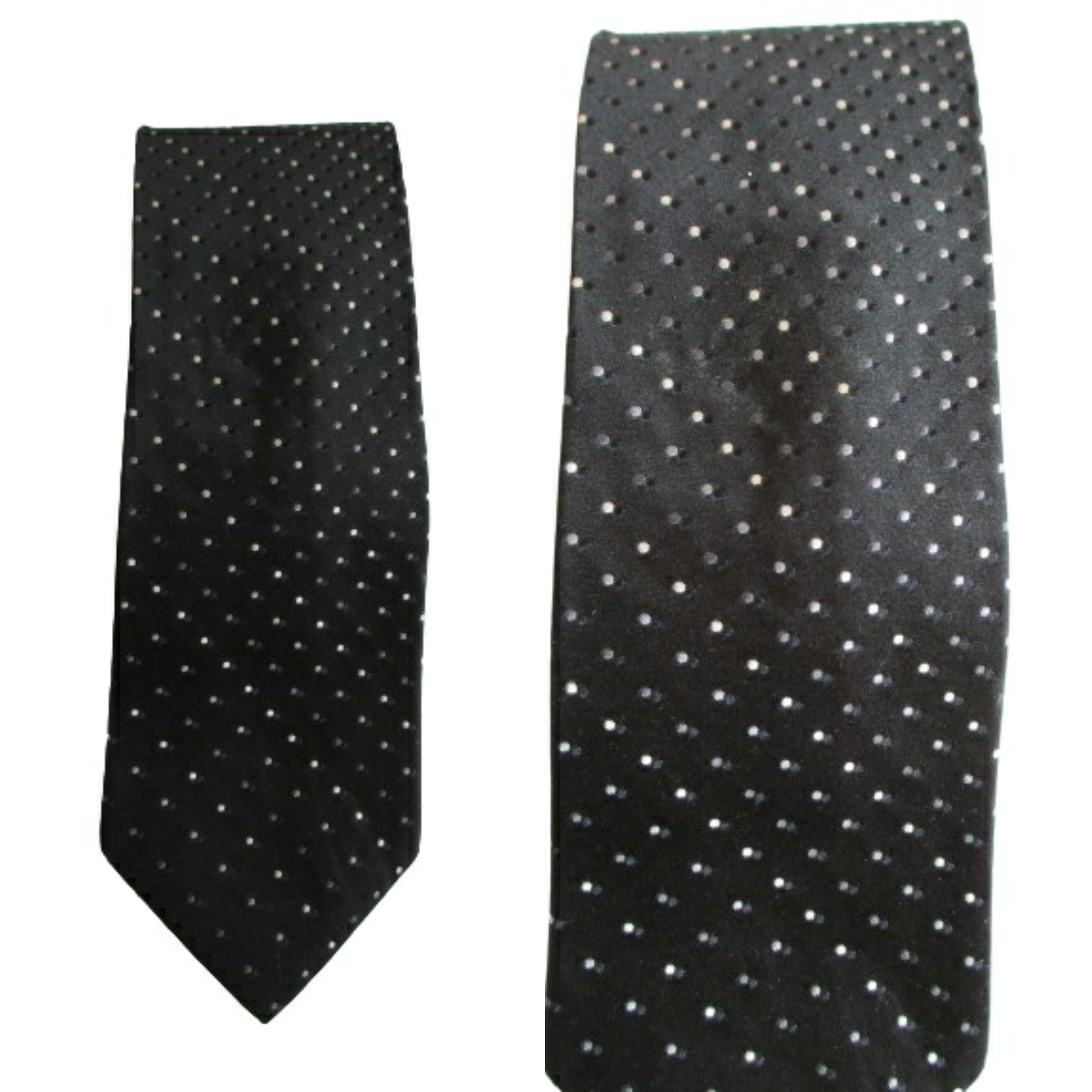Vintage Express Design Studio Necktie Silk Necktie Tie Black And Silver Tie Silk Necktie Mens Neck Tie Professional Stylish