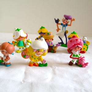 1980er Jahre Erdbeer Shortcake Friends Figuren