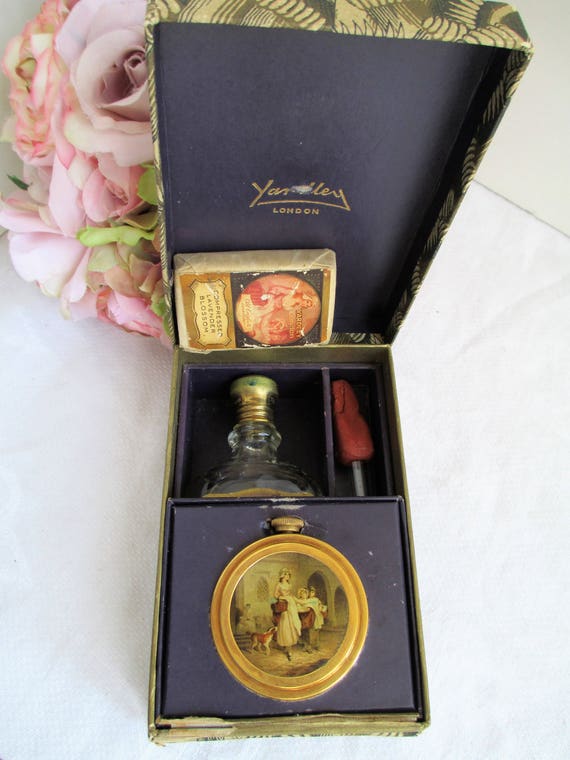 Yardley London Perfume Box Set Rare Very rare vintage Yardley vanity set