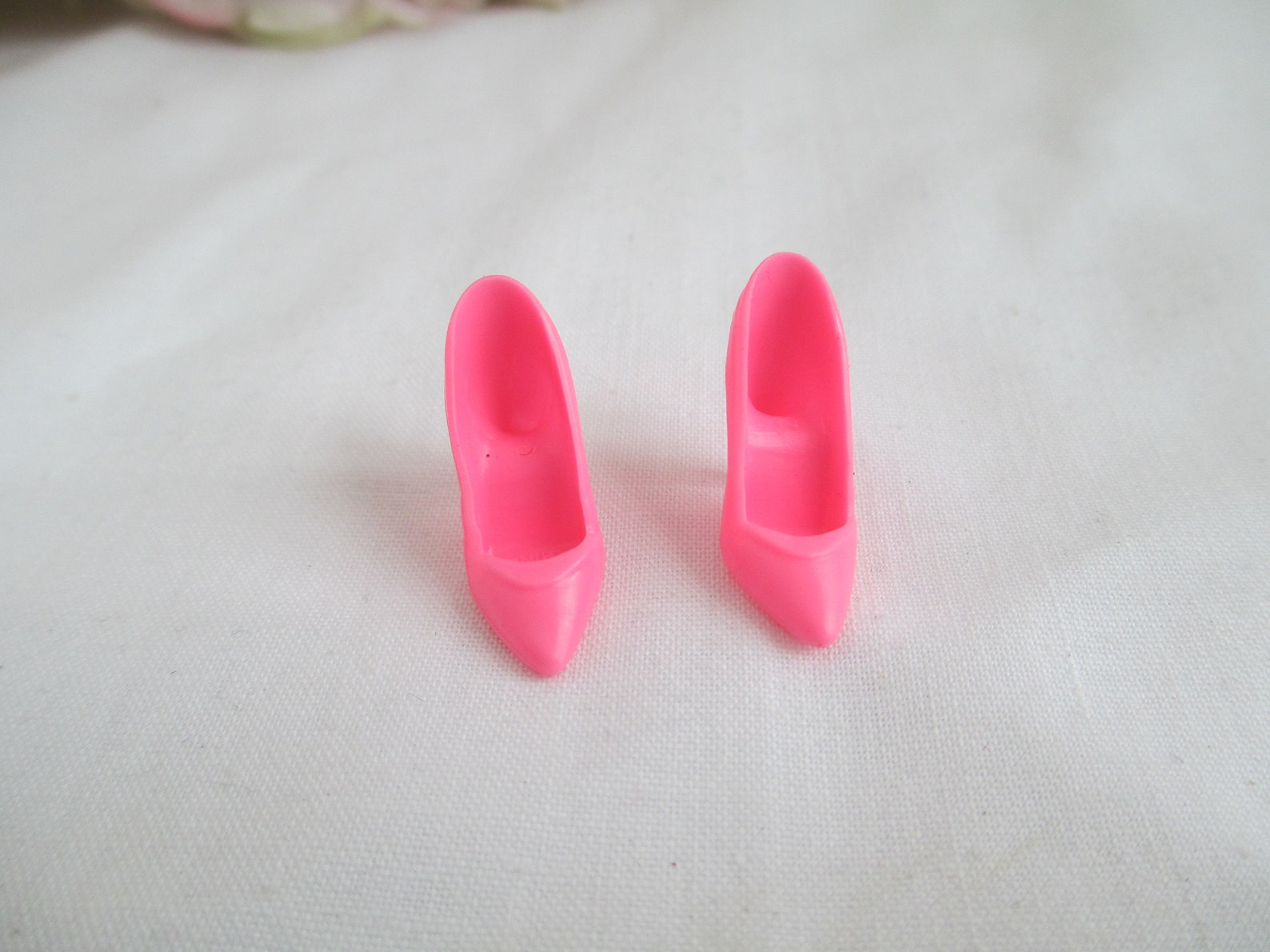 Barbie Shoes Vintage Barbie Pink Closed Toe Shoes Barbie Doll