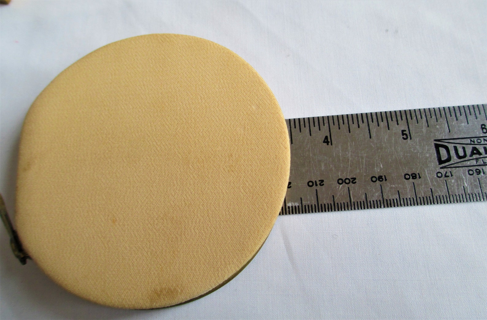 Sticky Point Powder Vintage Compact Petit Point Powder Compact Petitpoint Compact Unused ...