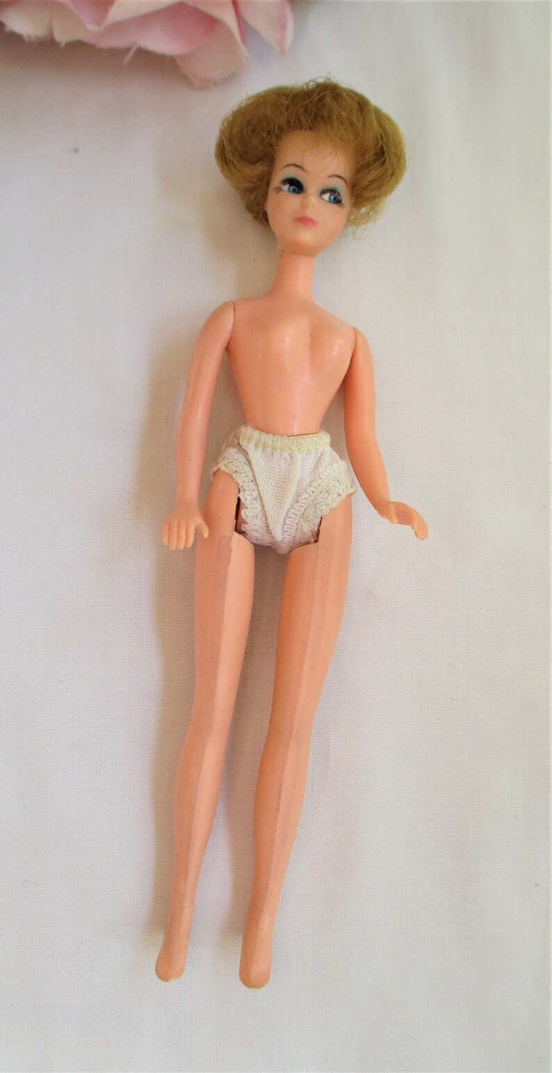 Vintage Topper Dawn Doll Jessica Wearing Pride Gold Pantsuit Etsy