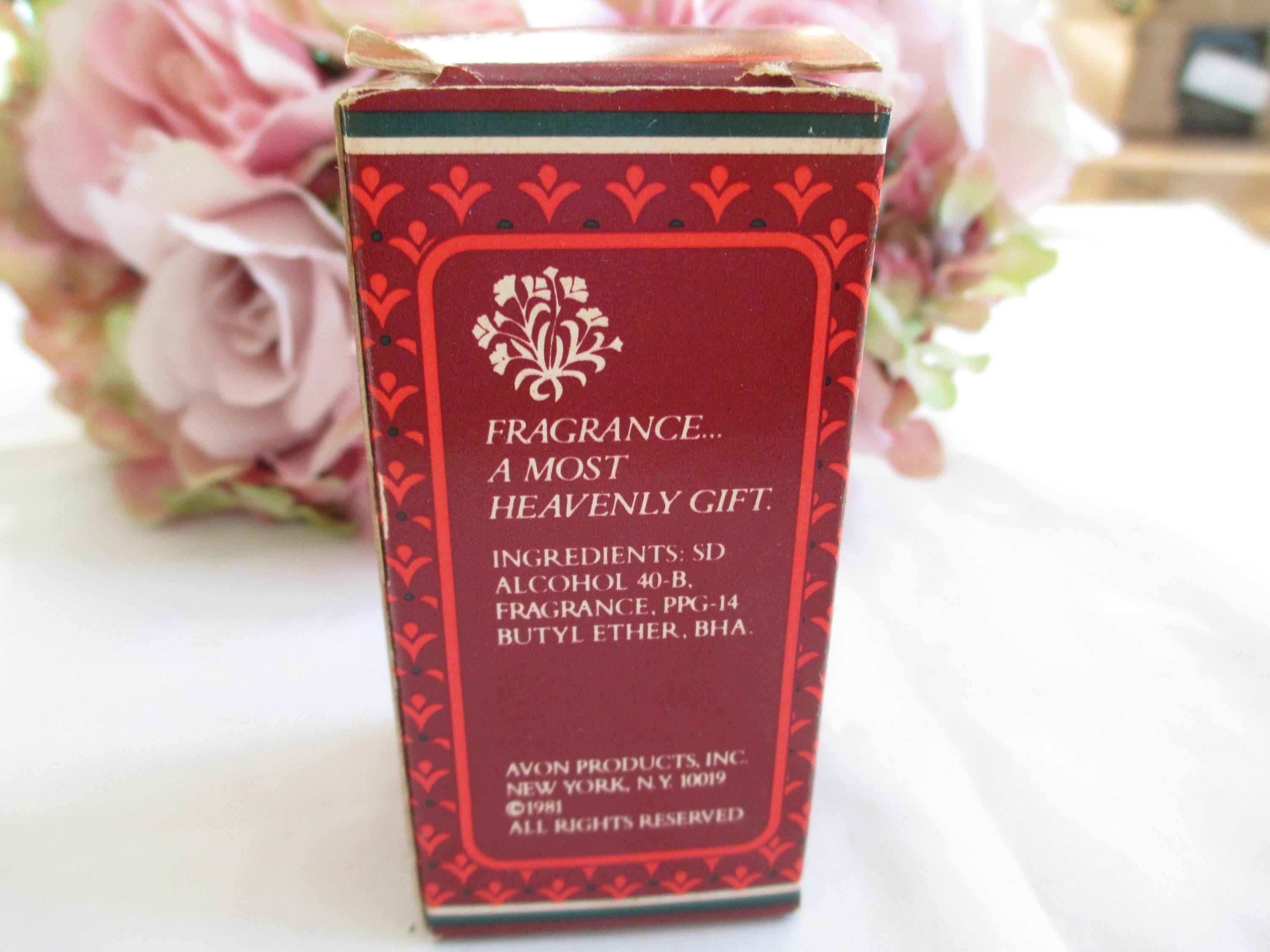Avon Vintage Heavenly Angel Candid Ultra Cologne Full Blue Glass
