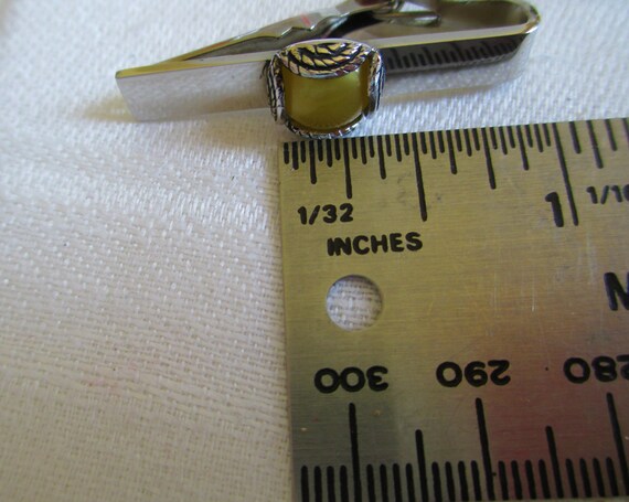 Vintage Cufflinks Tie Clip Set Swank Fashion Tone… - image 5