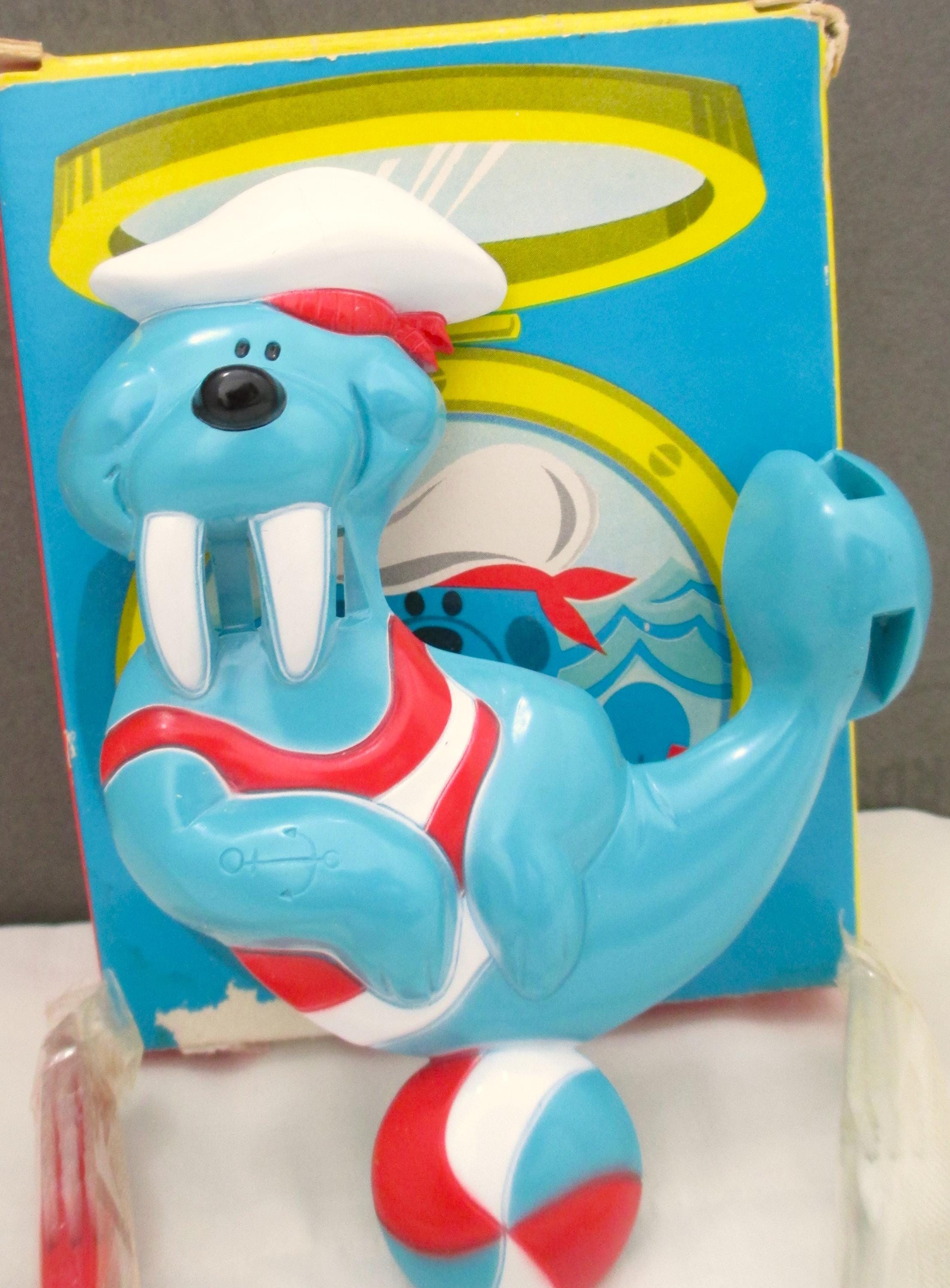 Avon Vintage Wally the Walrus Toothbrush Set 2 Toothbrushes and