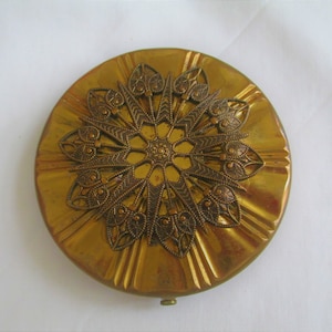 Vintage Compact Dorset Deco Powder Compact 1950s Vanity