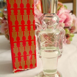 Avon Christmas Soldier Decanter With Sportif Cologne Adorable Collectible 1970&#39;s Vintage Avon Bottle