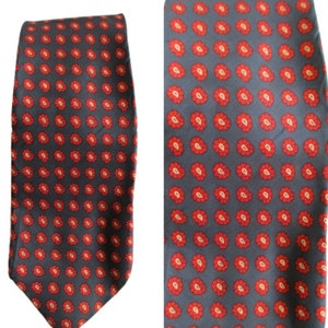 Vintage Necktie 1950&#39;s Beau Brummell Small Paisley Design Tie  Necktie Mens Neck Tie Professional Stylish