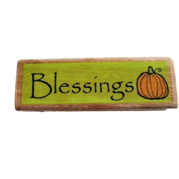 Blessings Studio G Rubber Stamp Rubber Stamp Decorative Wood Mount Rubber Stamp Paper Crafts