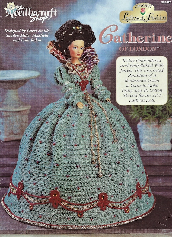 Patrón de crochet vintage para vestido estilo renacentista de la