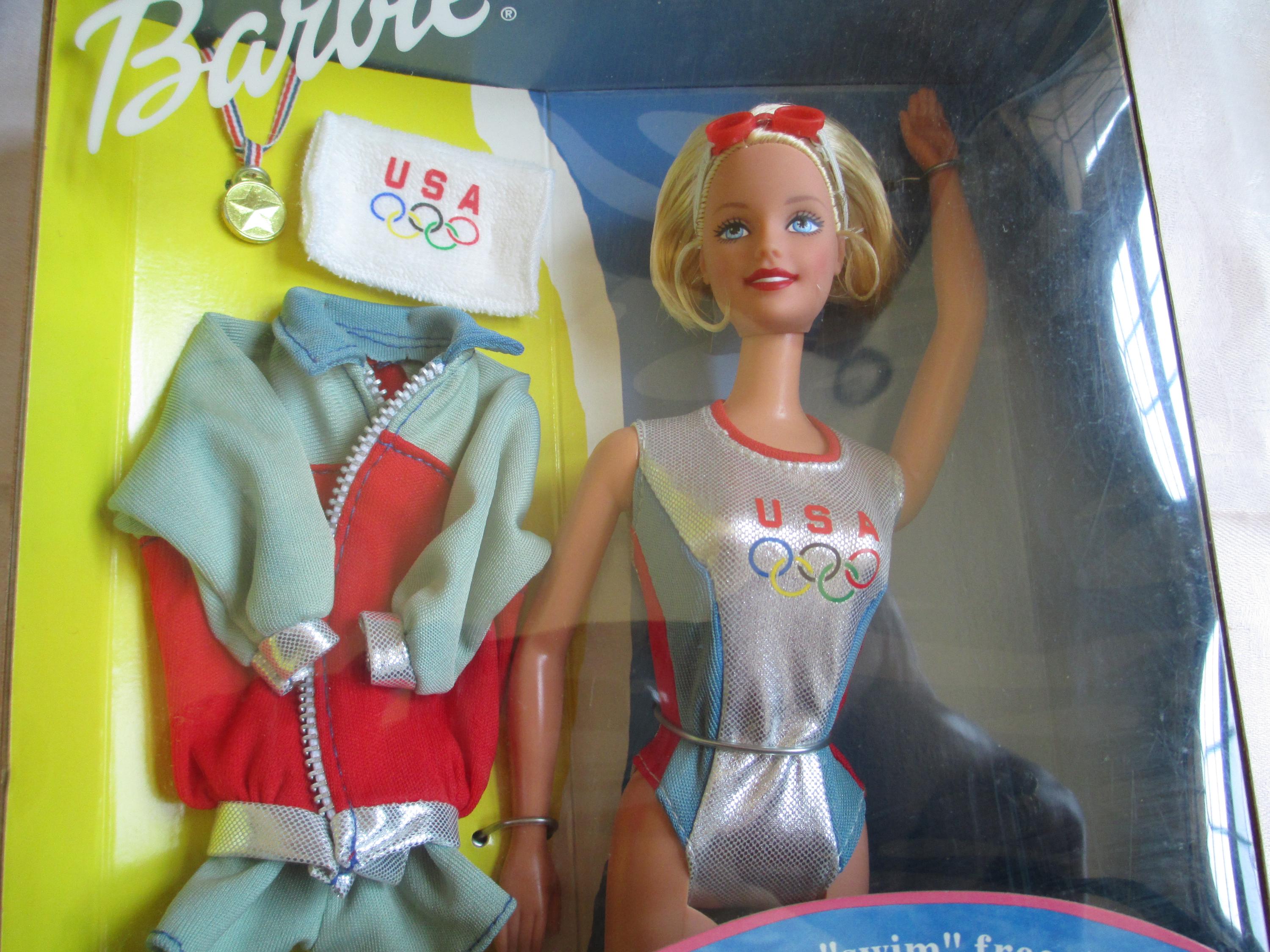 レア オリンピック Barbie バービー swimming テレサ Barbie Doll Vintage 1999 Swimming Champion Barbie Mattel #24590