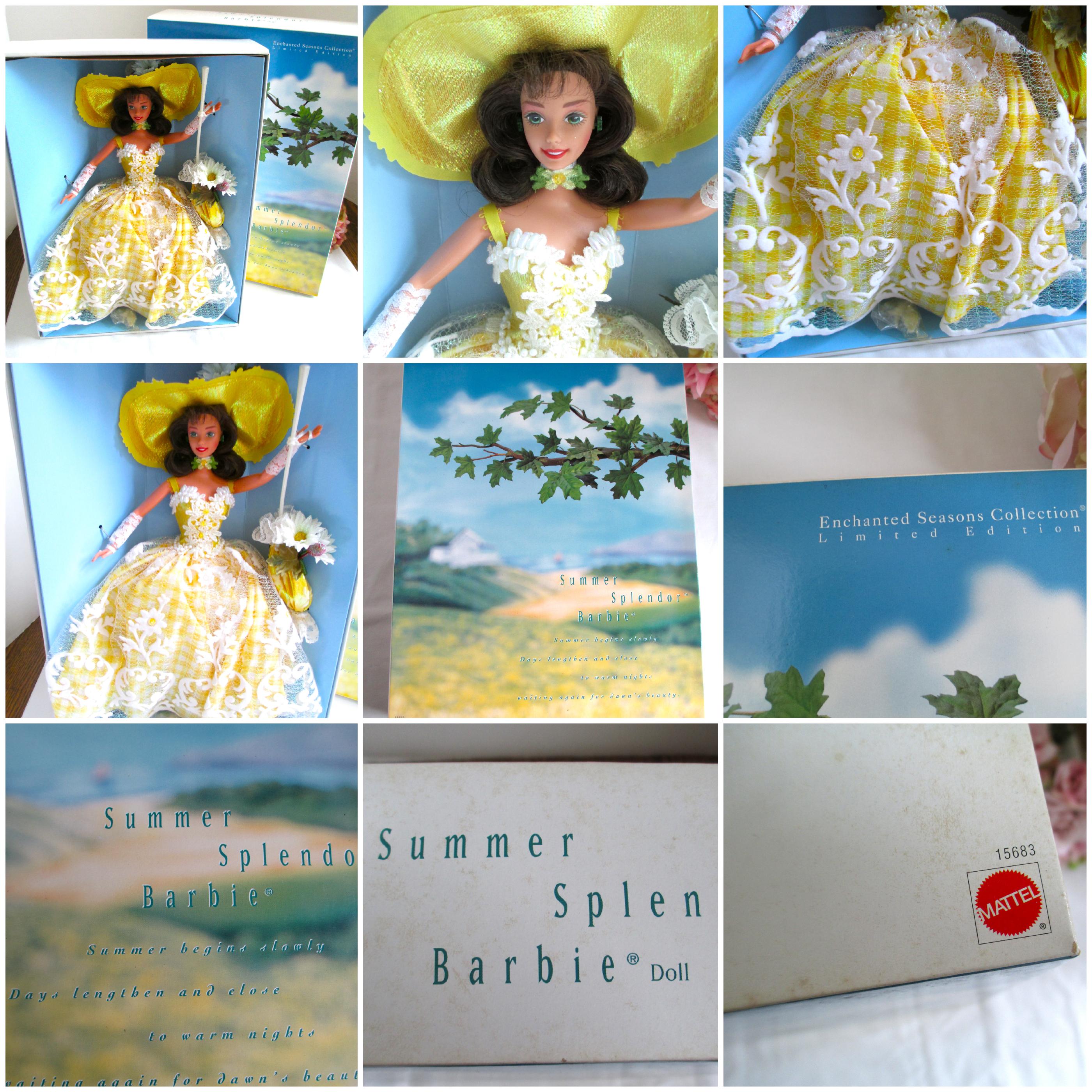 Barbie Doll Vintage 1996 Summer Splendor Barbie Doll Mattel